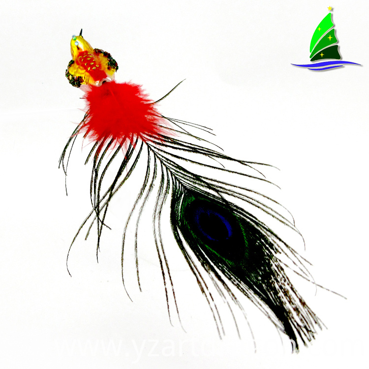 Blown Glass Bird Ornaments Blown Glass Bird Ornaments